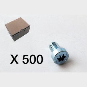 500 Insexskruv, torx, l�gt huvud 3101-0610Q2