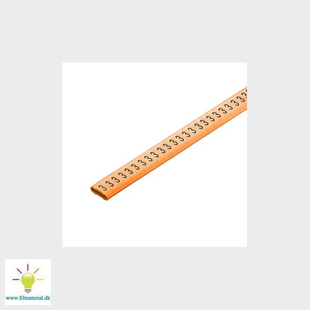 Lednings mrke CLI M 2-4 orange/sort 3CD (P500)