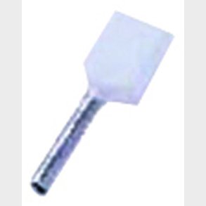 Isolerat dubbelterminalrör om 2x0,5mm2 L=8mm