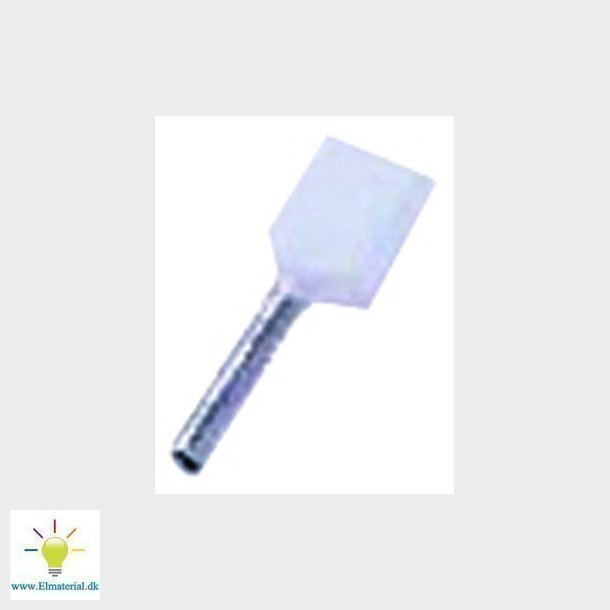 Isolerat dubbelterminalr&ouml;r om 2x0,5mm2 L=8mm