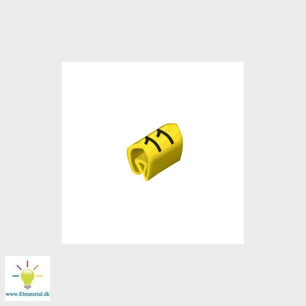 Ledningsmrke 11 Gul Cli C 1-6