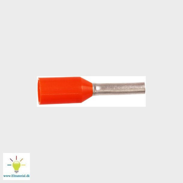 Isolerat ABIKO anslutningsr&ouml;r KA0.5-10ETW, 0.5mm2 L10, orange