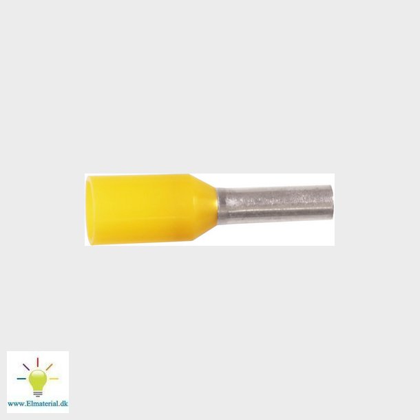 Isolerat ABIKO anslutningsr&ouml;r KA1-10ETW, 1mm2 L10, gul