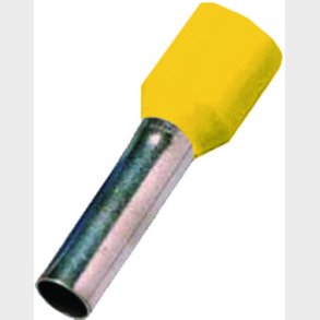 Isolerat plintr&ouml;r gul 6mm2 L=12mm