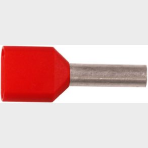 Isolerat ABIKO TWIN anslutningsr&ouml;r KA1-8ETT2, 2x1mm2 L8, R&ouml;d