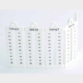 Legrand Viking 3 kl&auml;mm&auml;rkning 1-10 horisontell 5MM