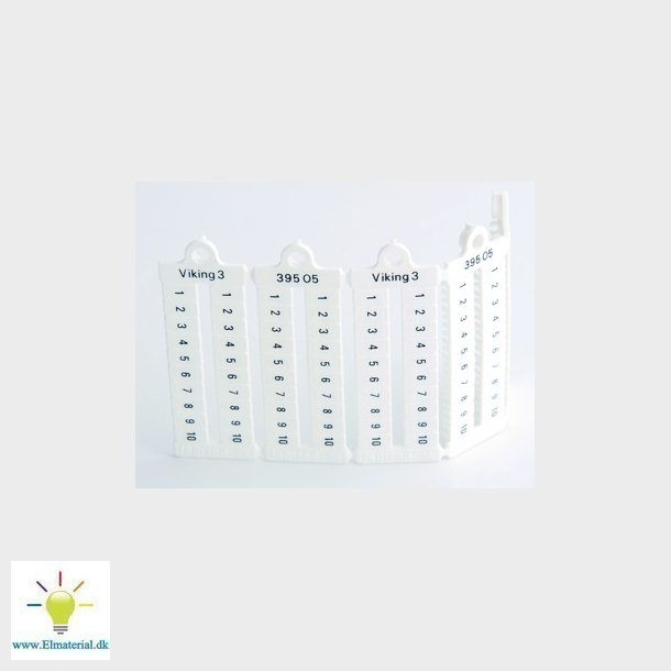 Legrand Viking 3 klemmemrkning 1-10 horisontal 5MM