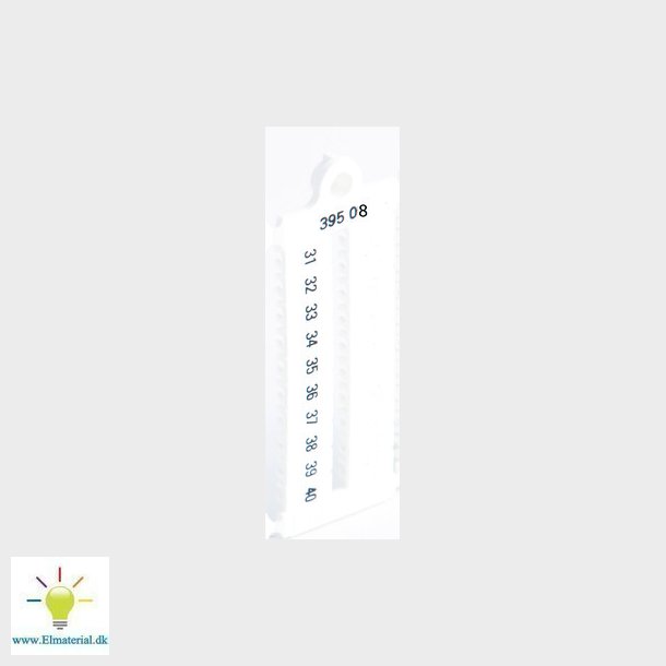 Legrand Viking 3 klemmemrkning 31-40 horisontal 5M