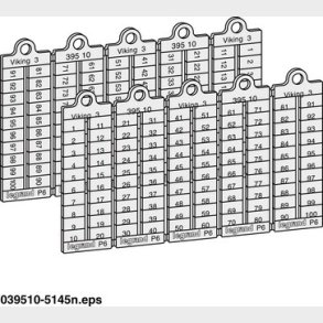 Legrand Viking 3 kl&auml;mm&auml;rkning 1-100 horisontell 5MM