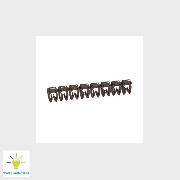 Legrand ledningsmrke CAB3 38211 0,5-1,5MM2 mrke 1 brun P1200