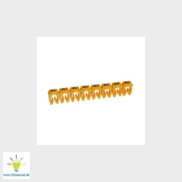 Ledningsmrke 38214 mrke 4 gul  P1200