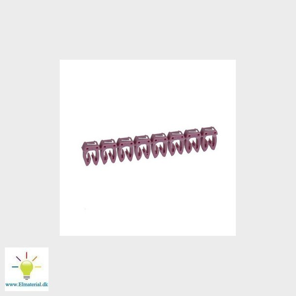 Ledningsmrke 38217 mrke 7 violet  P1200