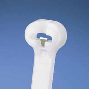 Buntband med st�l 2,4X160 i f&ouml;rpackningar om 100 stycken vit