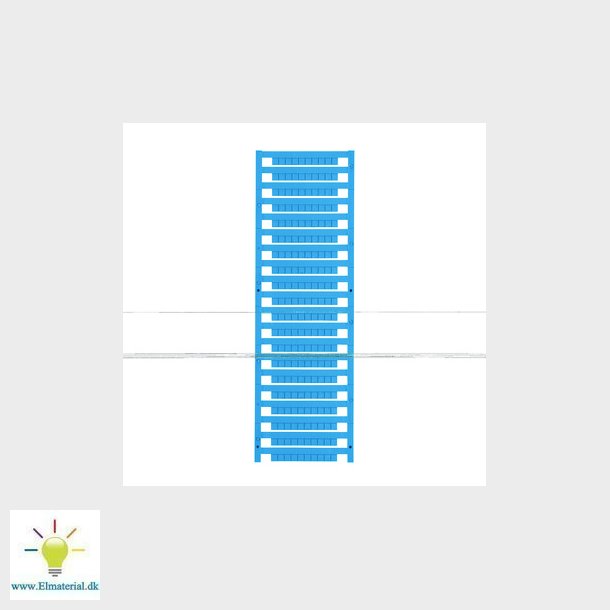 Klemme opmrkning multicard 5X5 mm, bl