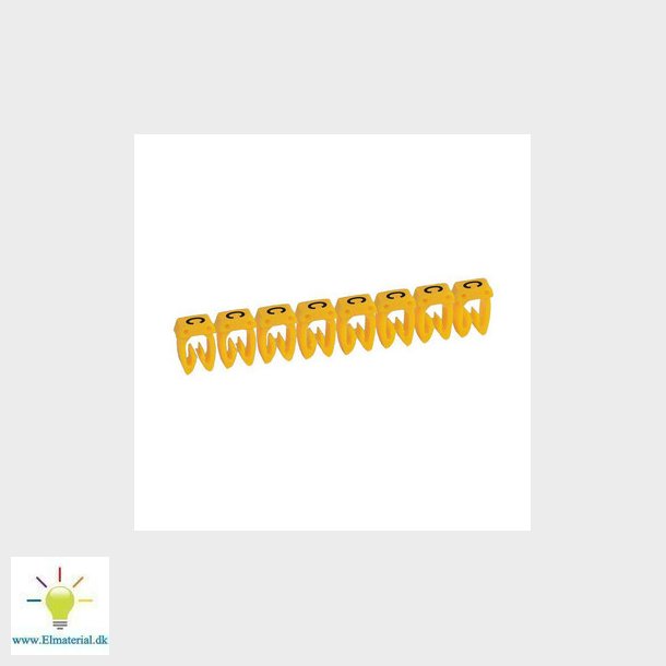 Legrand ledningsmrke CAB3 38302 0,5-1,5MM2 mrke C gul P300