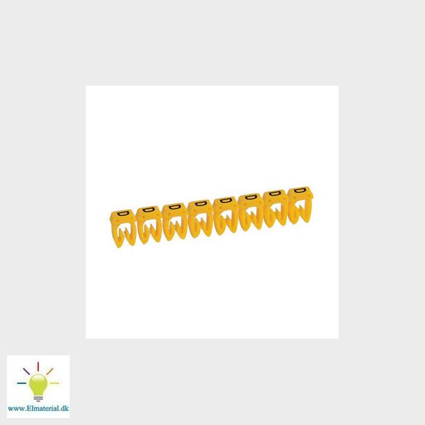 Legrand ledningsmrke CAB3 38303 0,5-1,5MM2 mrke D gul P300