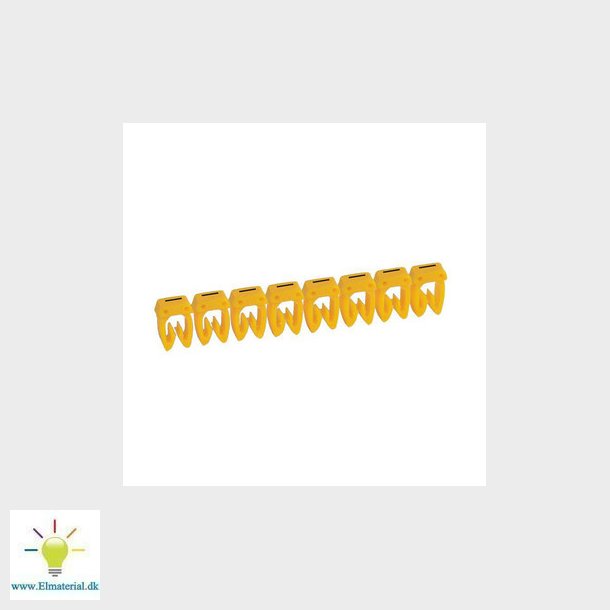 Legrand ledningsmrke CAB3 38308 0,5-1,5MM2 mrke I gul P300