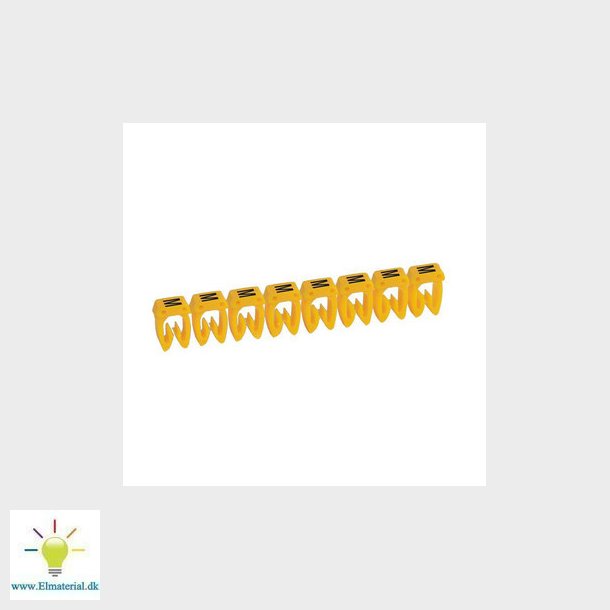 Legrand ledningsmrke CAB3 38312 0,5-1,5MM2 mrke M gul P300