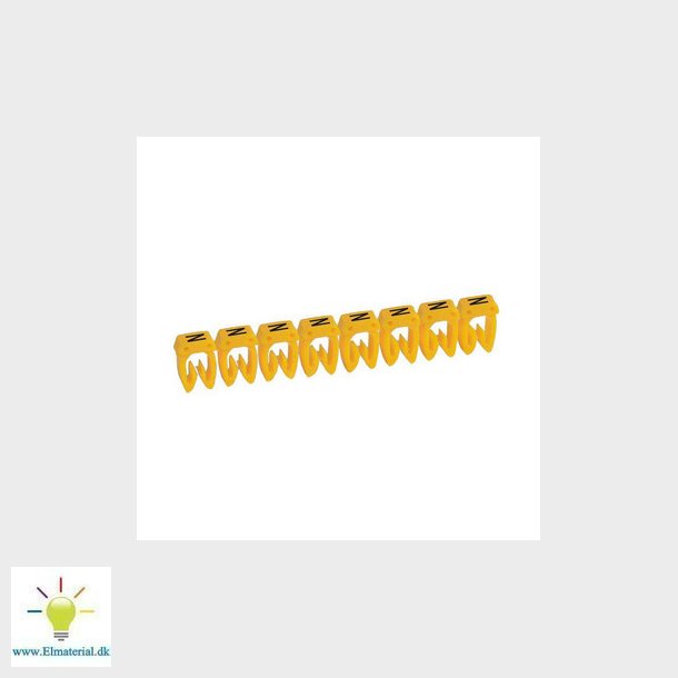 Legrand ledningsmrke CAB3 38313 0,5-1,5MM2 mrke N gul P300