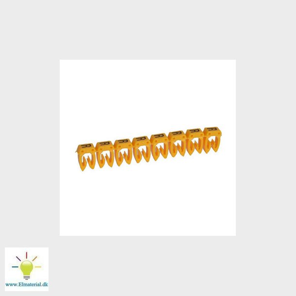 Legrand ledningsmrke CAB3 38317 0,5-1,5MM2 mrke R gul P300