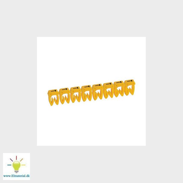 Legrand ledningsmrke CAB3 38319 0,5-1,5MM2 mrke T gul P300