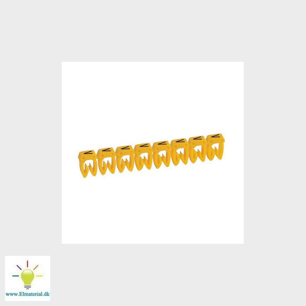 Legrand ledningsmrke CAB3 38321 0,5-1,5MM2 mrke V gul P300