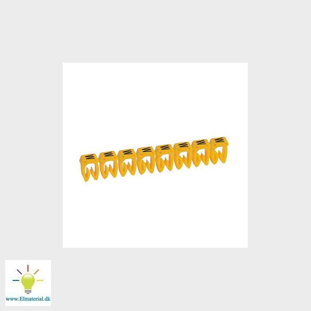 Legrand ledningsmrke CAB3 38322 0,5-1,5MM2 mrke W gul P300