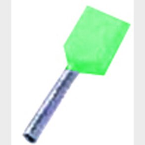 Isolerat dubbelterminalrör turkos 2x0,34mm2 L=8mm