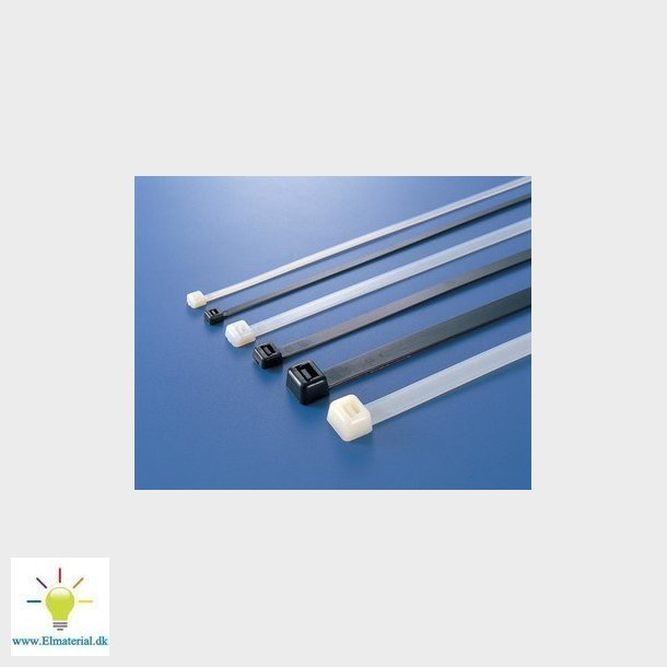 Kabelbinder 200 x 2,5 natur Pose med 100 stk