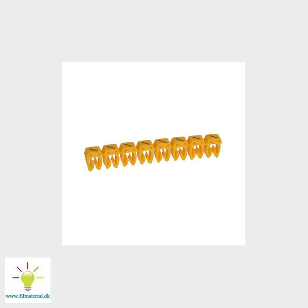 Legrand ledningsmrke CAB3 38270 0,5-1,5MM2 mrke / gul P300