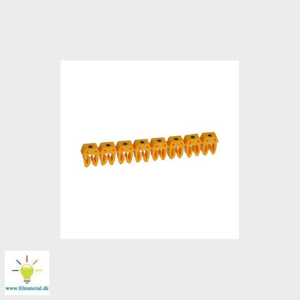 Legrand ledningsmrke CAB3 38271 0,5-1,5MM2 mrke gul P300