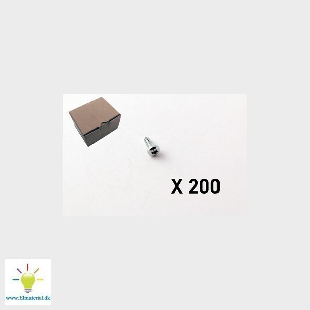 200 Pladeskruer panhovede 2010-0413Q1