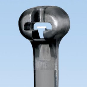 Buntband med st�l 2,4x160mm s.100 svart