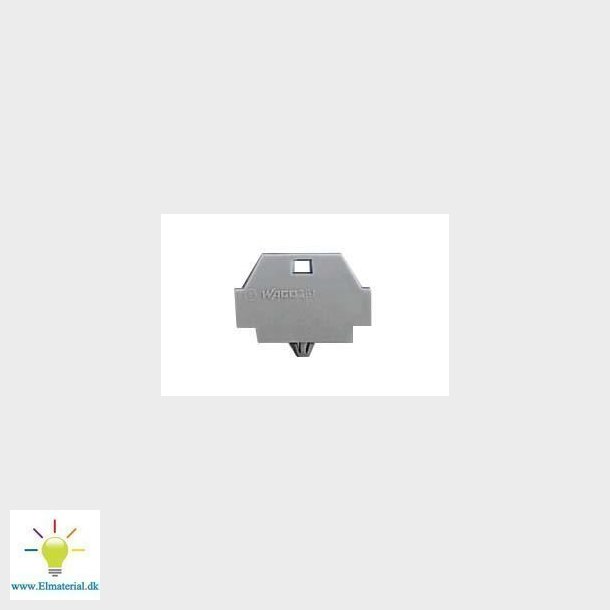 Endeplade med fod gr        261-371