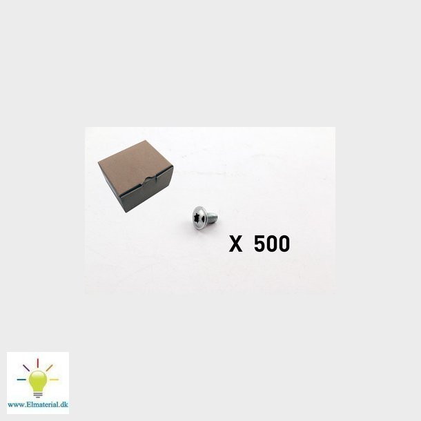 500 Skrue, gevindformende, torx, flange 3045-0610Q1