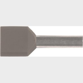 Isolerat ABIKO TWIN anslutningsr&ouml;r KA0.75-8ETD2, 2x0.75mm2 L8, Gr�