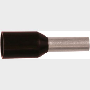 Isolerat ABIKO anslutningsr&ouml;r KA1.5-18ETT, 1,5 mm2 L18, svart