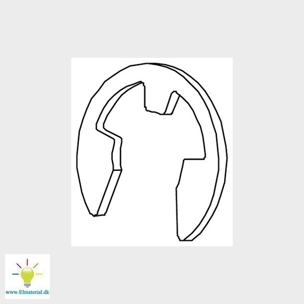 Lsering for aksler DIN6799 R 3008-0500