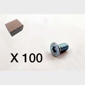 100 Skruv, f&ouml;rs&auml;nkt, torx 3102-0816Q1