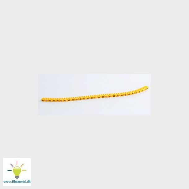 Ledningsmrke 38130 mrke U gul  P300