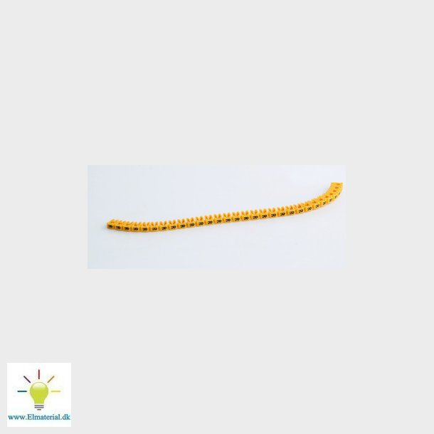 Ledningsmrke 38127 mrke R gul  P300