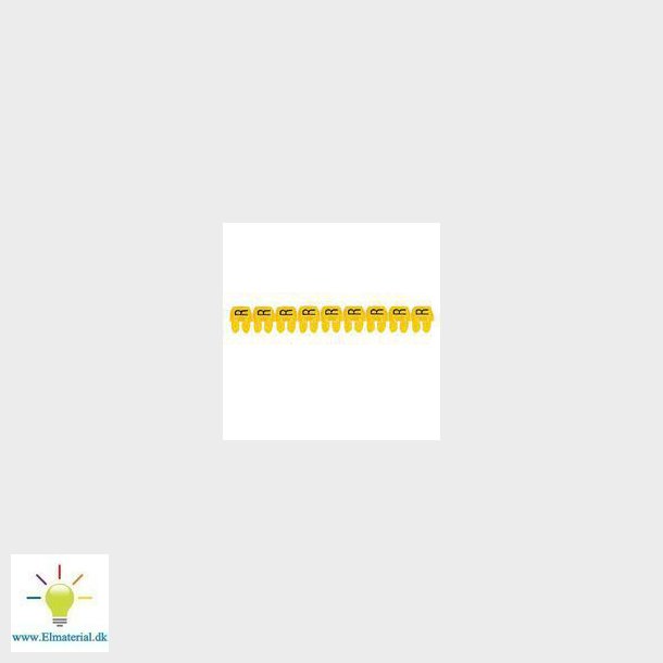 Legrand ledningsmrke CAB3 38134 0,15-0,5MM2 mrke Y gul P300