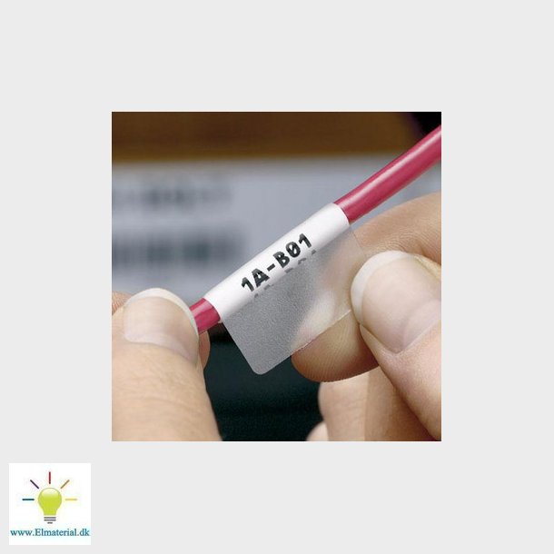 Selvlaminerende label cat5/6 19,5mm laser print