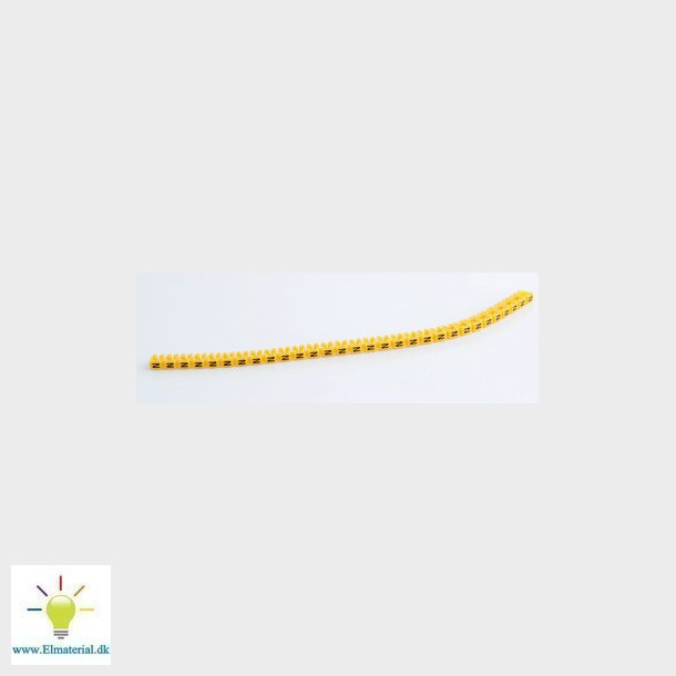 Ledningsmrke 38343 mrke N gul  P300
