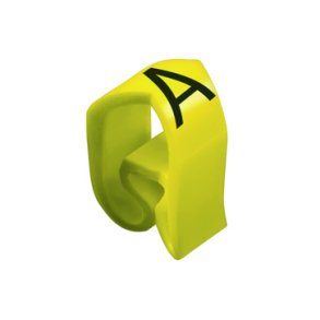 Tr�detikett cli 3-6 gul/svart A (P20)