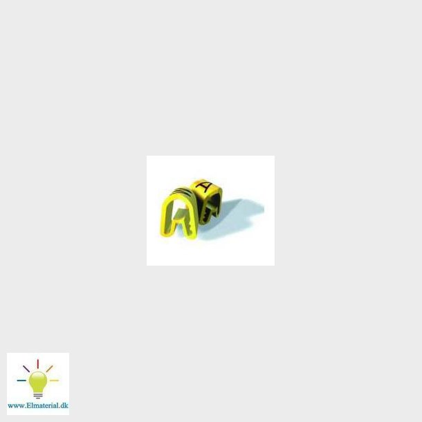 Ledning mrk cli 3-6 gul/sort K (P20)