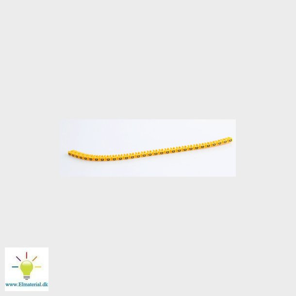 Ledningsmrke 38333 mrke D gul  P300