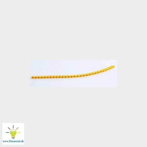 Ledningsmrke 38340 mrke K gul  P300