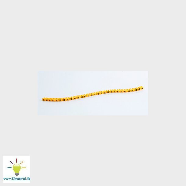 Ledningsmrke 38342 mrke M gul  P300