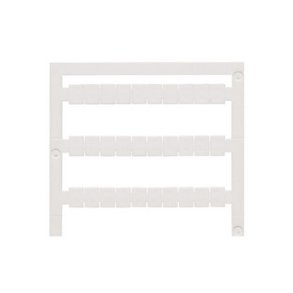 Kl&auml;metikett P� vit 8X6Mm utan tryck